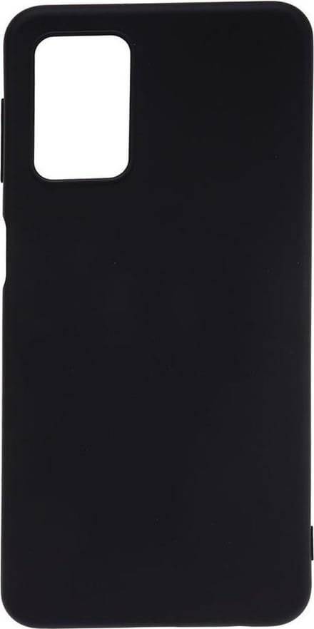 Shop4 - Samsung Galaxy A02s/ A03s Hoesje - Zachte Back Case Mat Zwart