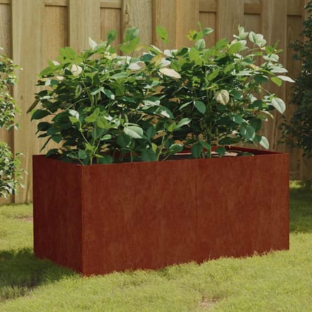 vidaXL - Plantenbak - 80x40x40 - cm - cortenstaal