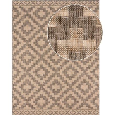 Binnen- en buitenkleed Moderna beige 60x100 cm