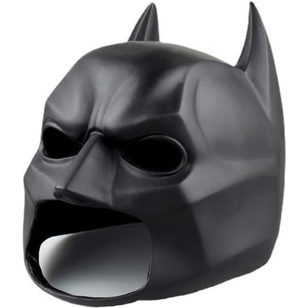 Superheld Batman Masker Zwart Hoofddeksel Halloween Kostuum Accessoire gray
