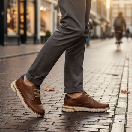 Outfielder Outfielder Sneakers cognac Leer