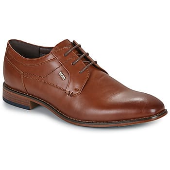 Elegante Derbies met veters leren look striksluiting s.Oliver