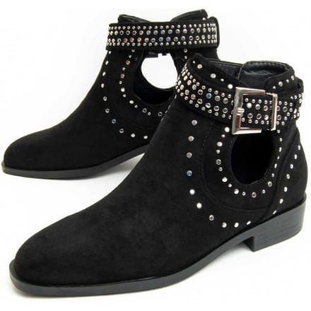 Montevita Enkelboots Bottivita9 in Zwart