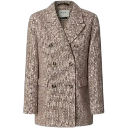 Pepe Jeans Salome Jas Beige L Vrouw