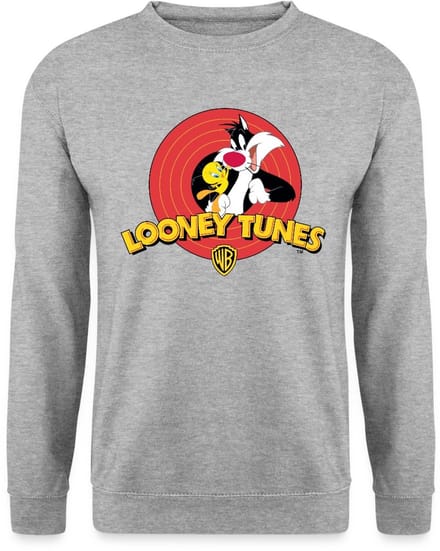 Looney Tunes Sylvester And Tweety Sweater Heren