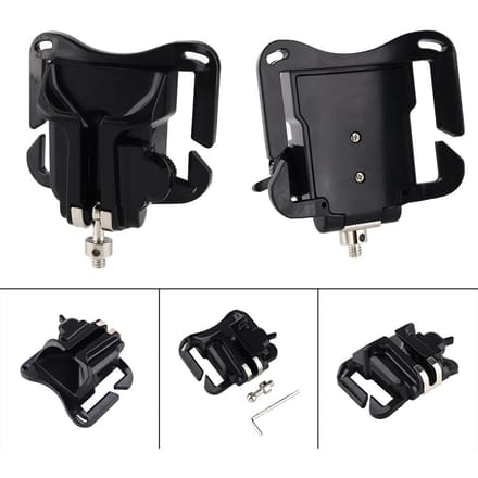 Camera Taille Riem Gesp Holster Snelle Band Hanger Mount voor DSLR Camera's black