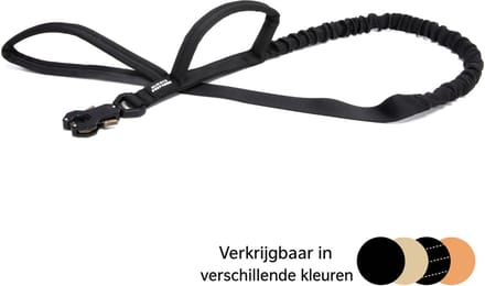 Always Prepared Pro Hondenriem - Elastisch - 120 cm - Zwart