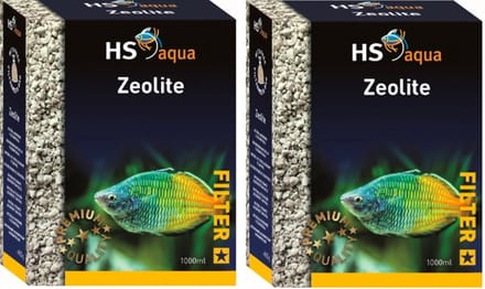 HS-Aqua - Zeoliet - Filtermateriaal - Inhoud: 1 Liter - 2 stuks