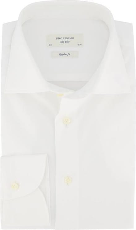 Profuomo Overhemd Heren Royal Twill No.1 Wit