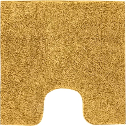 Casilin Havana WC-mat - 59 x 59 cm - Met uitsparing - Okergeel