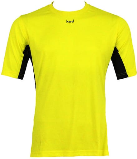 KWD - Sportshirt Solar km - Maat 164/S - Geel/zwart