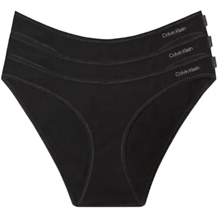 Calvin Klein bikini set van 3 UB1 zwart dames XS