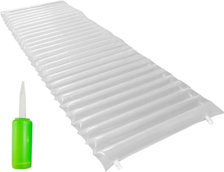 Camping Matras - Luchtbed Opblaasbaar - Buiten Slapen - Ingebouwde Pomp - 200x60cm - Transparant