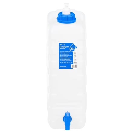 vidaXL - Watertank - met - kraan - en - zeepdispenser - 20 - L - kunststof