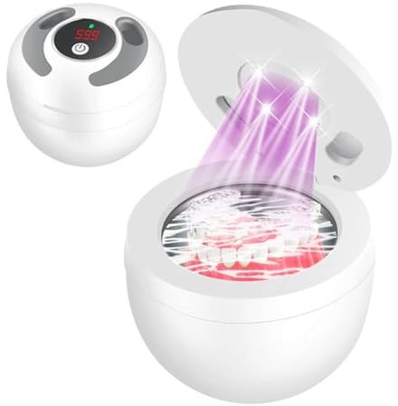 Ultrasone Retainer Cleaner Machine 200 ML met Digitale Timer en 4 Modi
