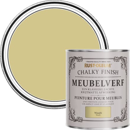 Rust-Oleum Groen Chalky Finish Meubelverf - Wasabi 750ml