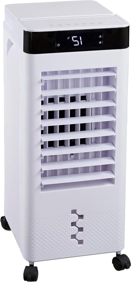 Verdampingsventilator - Mobiele Airco - Ruimte Koelen - Met Timer - 7L Tank - Wit