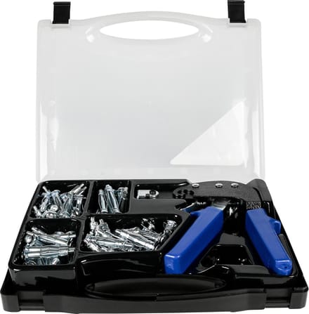 Hofftech Complete hollewand ankerset - 72-delig - inclusief tang en opbergkoffer