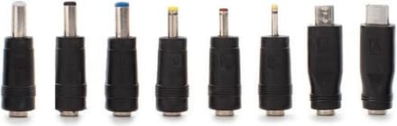 HQ-Power SET MET 8 UNIVERSELE DC PLUGGEN voor MANNELIJKE PLUG 2.1 x 5.5 mm