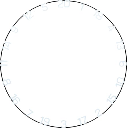 Unicorn Eclipse Ultra-Visible Number Ring - 30% Larger