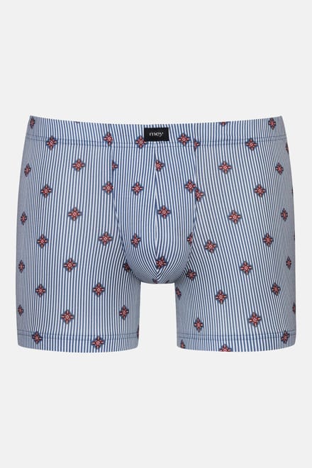 Korte boxershort Serie Stripes With Small Pattern Galactic Blue