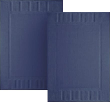 Witte katoenen badmatten - Wasbare hotel kwaliteit badmat set - 100% katoen - 2-pack 22x34 inch