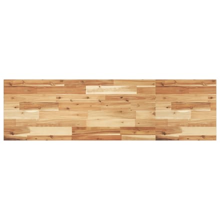 vidaXL - Wastafelblad - met - olieafwerking - 140x40x2 - cm - massief - acaciahout