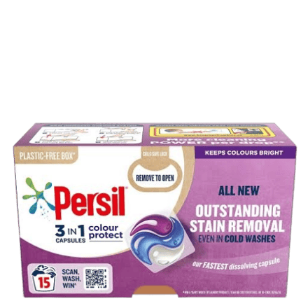 Persil 3-in-1 Colour Protect Wasmiddelcapsules – 15 Stuks