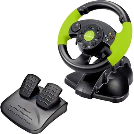 Esperanza Steering Wheel High Octane XBOX Edition - Wired Steering wheel & Pedal set - Microsoft Xbox 360