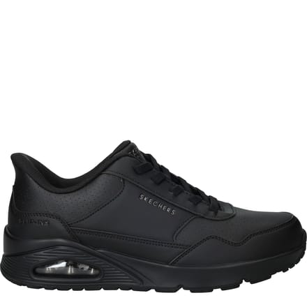 Skechers Skechers Slip-ins Uno Instappers zwart Leer