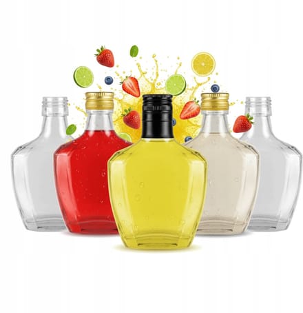 Bimberek PASJO Serie - Glazen Fles - 200ml - Elegant Design - Herbruikbaar