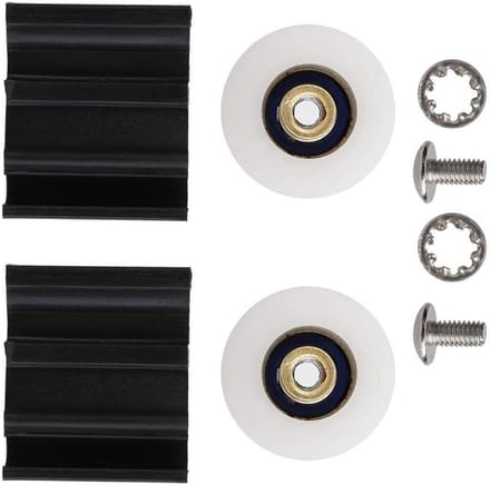 Vervangingswielen voor Douchedeuren en Kassen 22mm Universeel