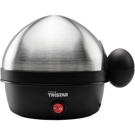 Tristar EK-3076 - Eierkokers Elektrisch - 350W - Voor 7 eieren incl. maatbeker en eierprikker - RVS