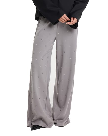 Refined Department Dames broek dolce wide stone melange
