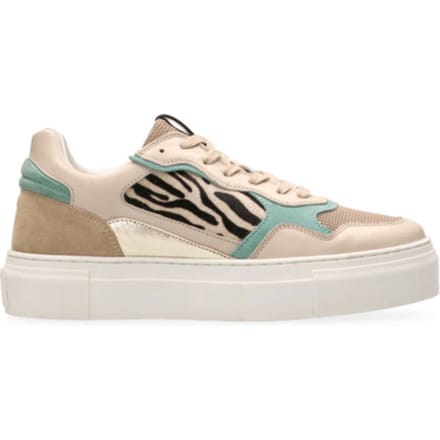 Maruti - Tavi Sneakers Blauw - Offwhite - Blue - Zebra - 42