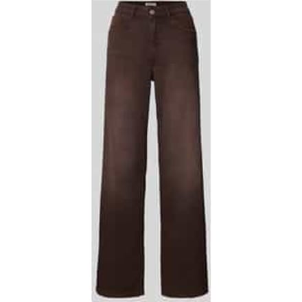 Wide leg jeans van katoenmix, model 'JUICY'