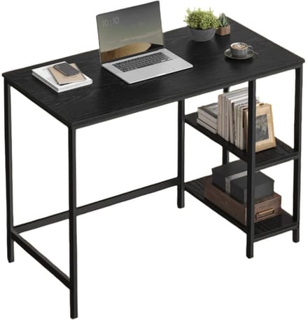 Computertabel - Office -tabel - Werkbureau - HOUTEN THIPBOARD & STAAL - Sturdy & Stylish - 50,1 cm x 100,1 cm x 76.1 cm