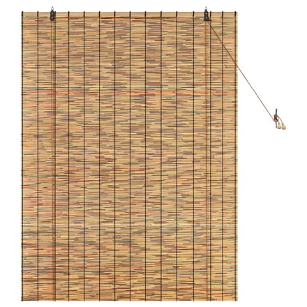 vidaXL - Rolgordijn - Bruin - 120 - x - 160 - cm - Riet