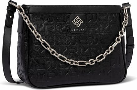 REPLAY Schoudertas Shoulder Bag Black Zwart