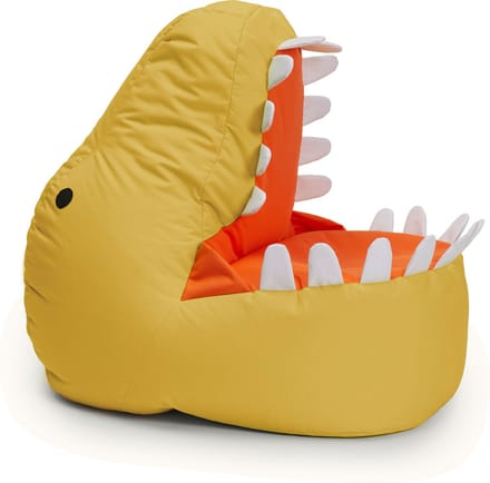 LUMALAND Animal Line kinderzitzak Dino - mosterdgeel