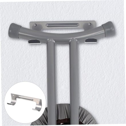 Strijkplank Houder - Wandhaak - Ruimte Besparen - Robuust Staal - 15.3 cm - Grijs