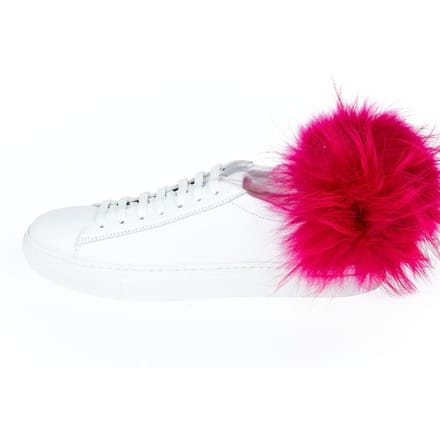 Mr&Mrs Italy Witte Lamsleer Dames Sneaker