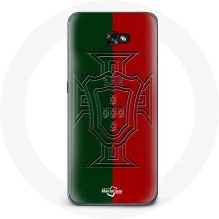Coque maniacase pour Samsung Galaxy A3 2017 portugal logo vert et rouge