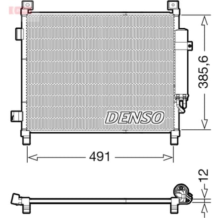 Condensator, airconditioning DENSO DCN46031