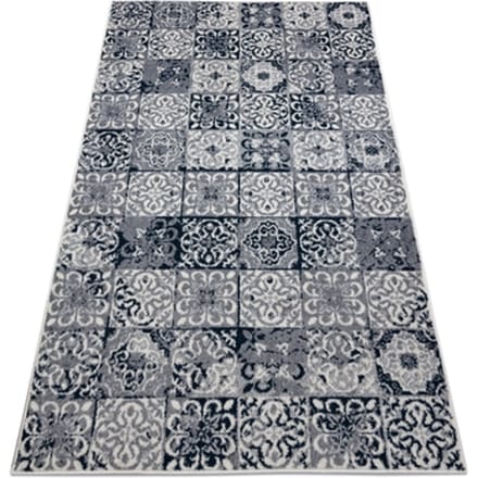 Kleden Rugsx Tapijt HEOS 78586 crème / blauw PATCHWORK, 120x170 cm