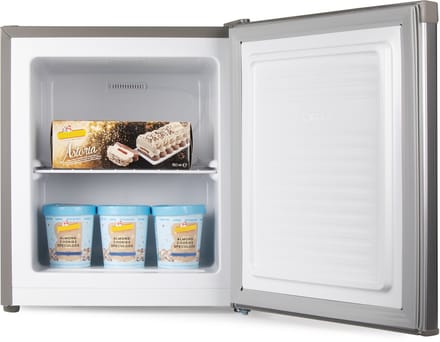 PRIMO PR116DV Mini Vriezer - Kleine Diepvries - Vrijstaand - 33L - E - Zilver