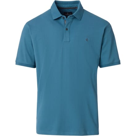 CASA MODA comfort fit heren polo - aqua