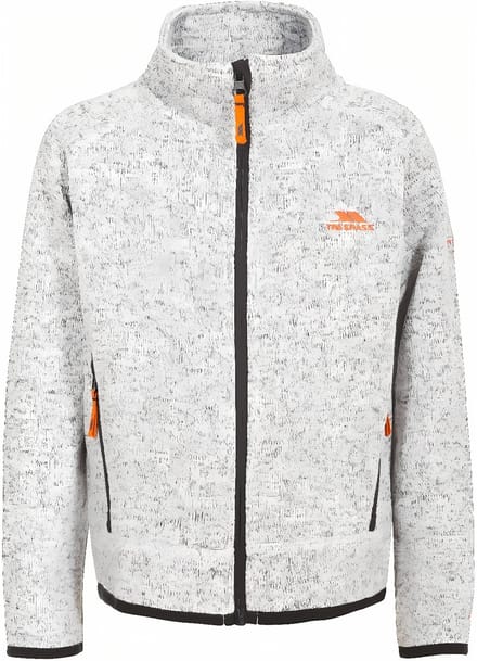 Trespass kinderfleecejas/fleecepullover Mario - Jongensfleece At300 grijs gemêleerd