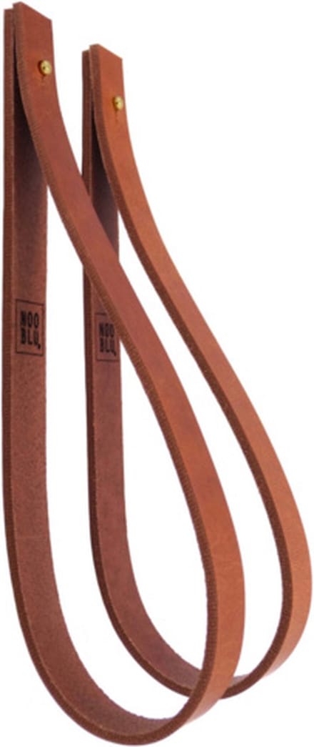 NOOBLU Ophanglus SLING 2,5 cm - Gold Edition - Maat: M - 60 cm, Kleur: Cognac