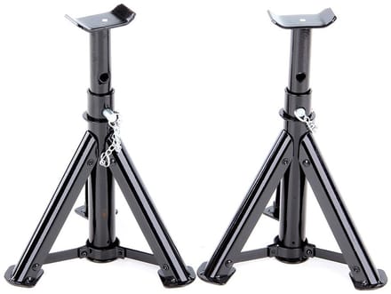 VOREL Assteunen 2 stuks - 2 ton draagkracht - hefhoogte: 280 - 370 mm